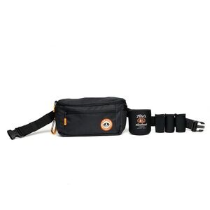 Tito’s Sleek Black and Orange Belt Bag